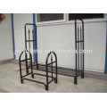 rack para lenha, andirons, rack de madeira, rack de ferro forjado, rack de metal para armazenamento de lenha